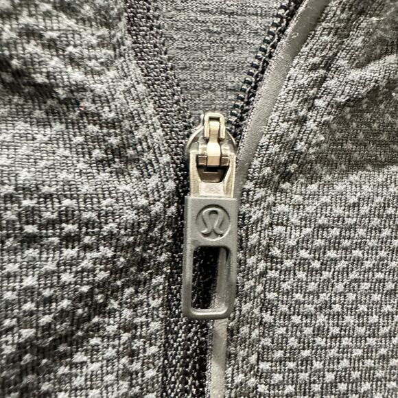 Lululemon 1/2 Zip Mens XL Dark Gray LIVE IN PRACTICE Long Sleeve Pullover Active - Picture 2 of 7